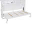 Lit escamotable simple escamotable mural avec tablettes supérieures et prise USB-1447914206