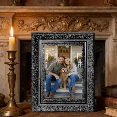 Cadre de table noir 1pc pour photos 8 po x 10 po et présentation de photos de mariage