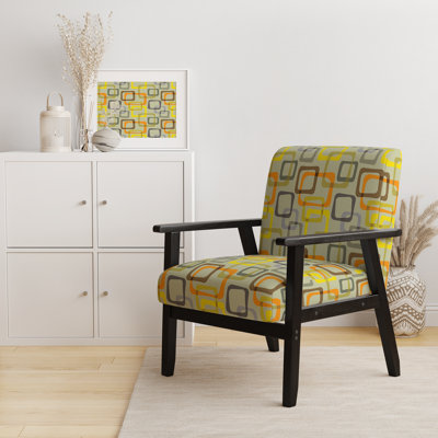 Dellroy - Retro Square Design VII - Fauteuil rembourré Mid-Century