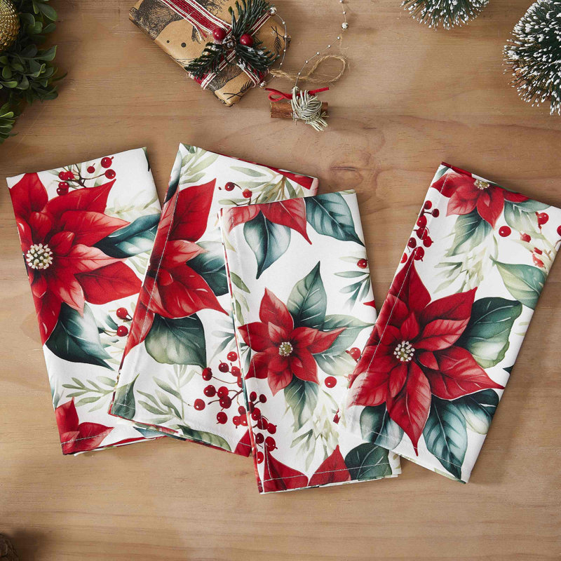 The Holiday Aisle® Karilynn 4-Pack Napkin Set