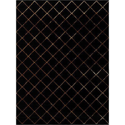 Étowah contemporain noir et doré