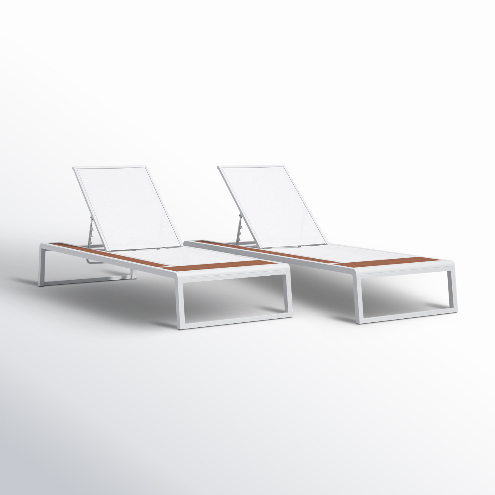 Hamden 33'' Outdoor Chaise Lounge Set
