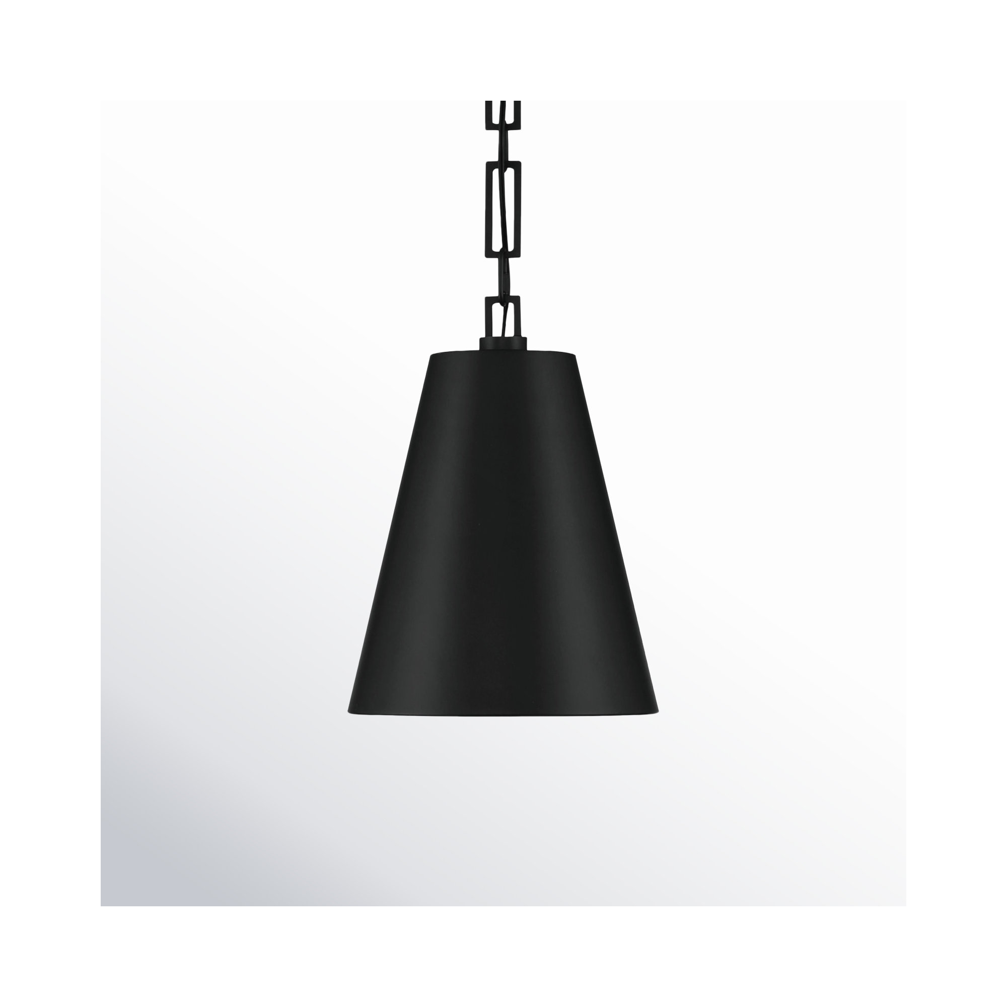 Altair 2 Light Iron Dimmable Pendant, Matte Black/Antique Gold
