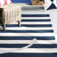 Tapis bleu / blanc Newport News-16773749