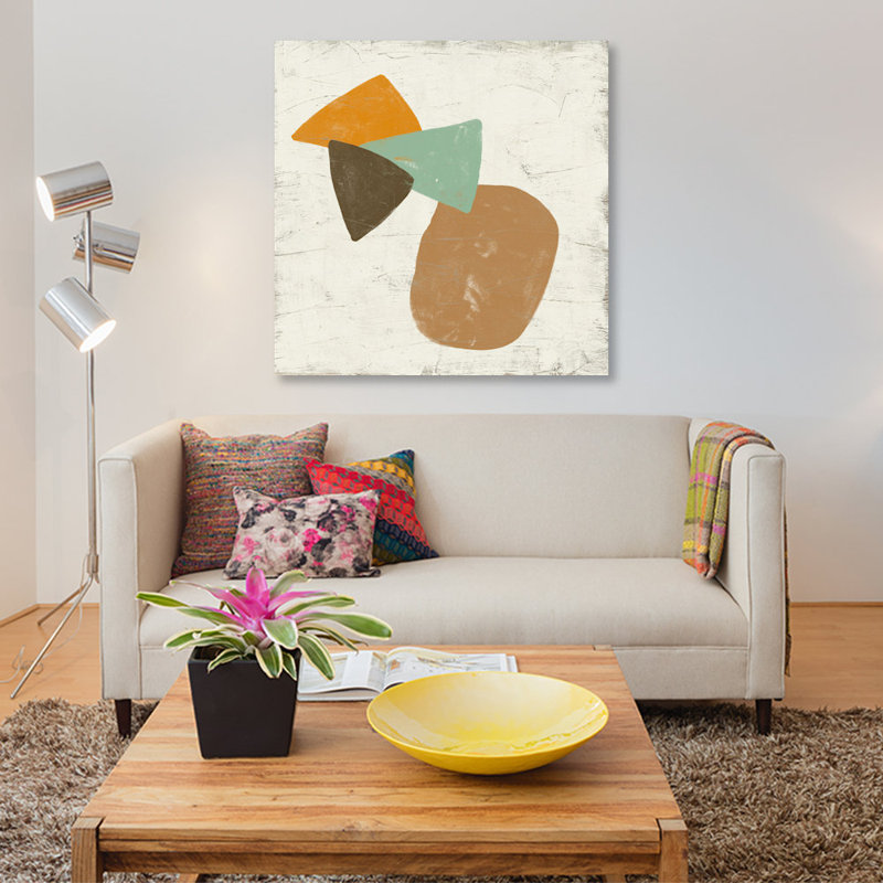 « mobile ii », impression sur toile, H 26 po x l 26 po x P 1,5 po, Pas de tapis, Toile tendue