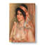 Woman with Black Hair by Pierre-Auguste Renoir - Wrapped Canvas-61880352