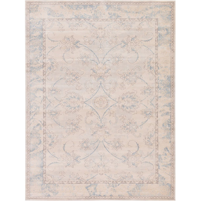 Ikat Indoor Rug, Rectangle 9' x 12'
