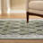 EVERWASH Haven Geo Border Machine Washable Area Rug with AirFlo Technology, Brown, 8'x10'-126586797-126586793