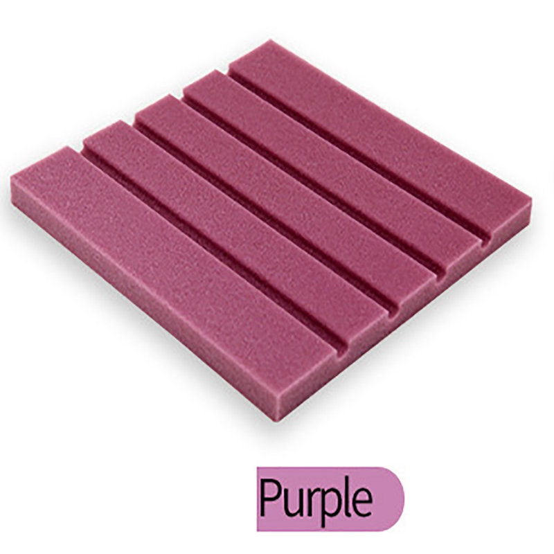 Éponge d'absorption d'arrêt en mousse acoustique insonorisée KTV, 11.43" H x 11.43" W, Purple