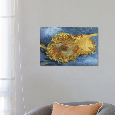 Sunflowers, 1887 by Vincent Van Gogh - 1 Piece Wrapped Canvas Painting