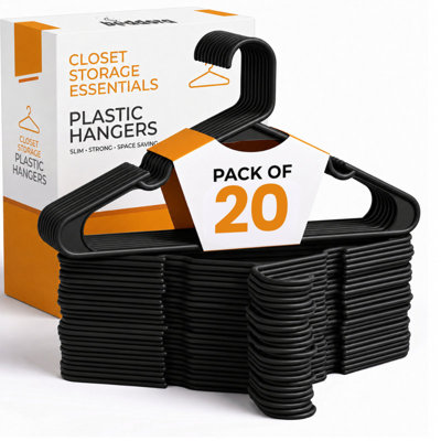Ensemble de 50 cintres en velours Beddora, cintres robustes antidérapants, minces cintres peu encombrants pour chemises, robes et manteaux