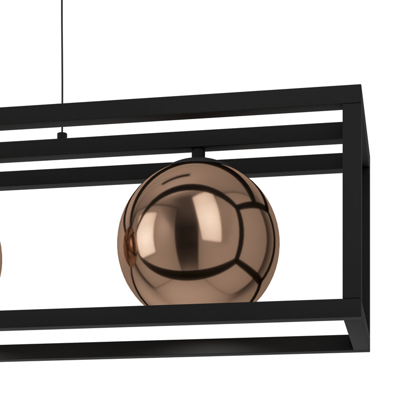 3 - Light Matte Black Pendant