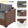Azoriah Wicker 7 - Person Outdoor Seating Group with Storage
