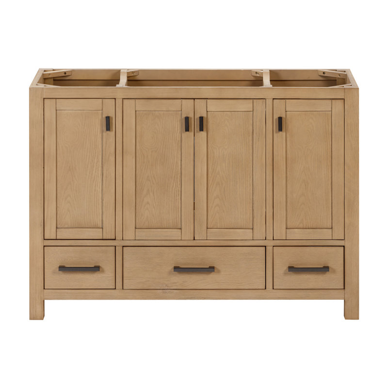 Modero 48" Brushed Oak Single Bathroom Vanity Base