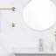 Porte-peignoir mural Kree Collection - Accessoires de salle de bain - Or brossé-61773624