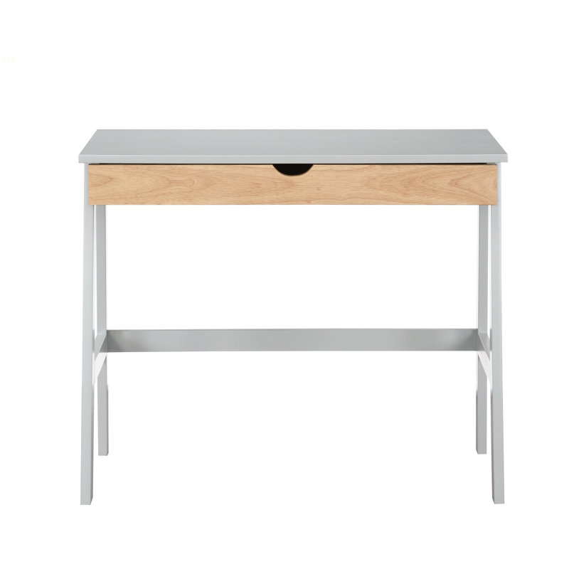 Bureau Hilton gris / naturel