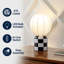 Mini lampe de table DEL Valarie-814543724