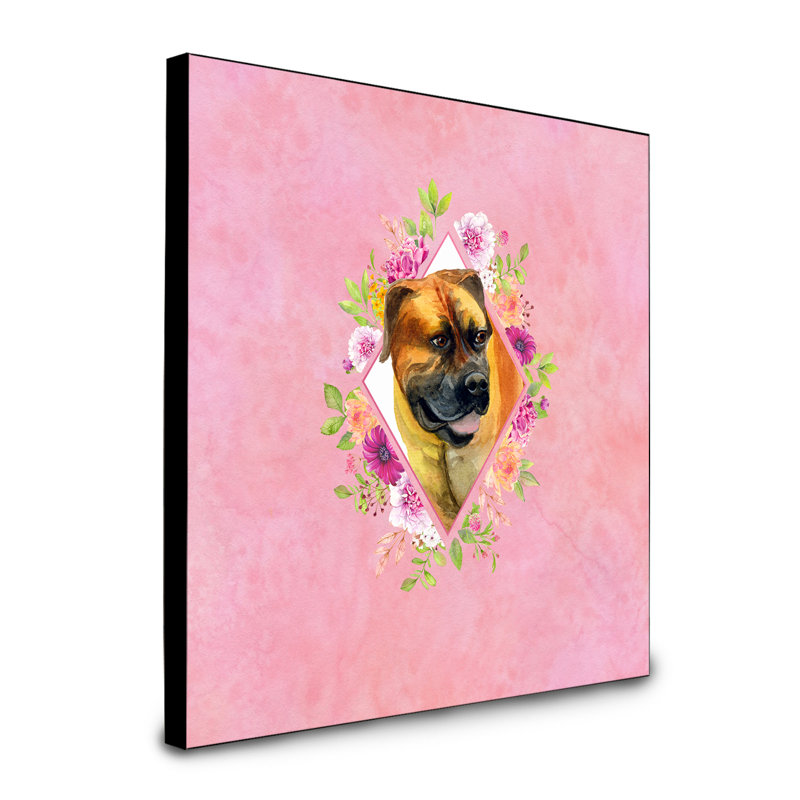 Panneau mural Dollman Flowers, Rose, Boerboel