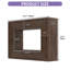 Console de style campagnard de 47,2 po Almaraz