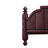 Caldera Vintage Wooden Platform Bed With Tall Headboard And Slats Support-120358601-120358602
