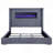 Upholstered Flame Visualizer Bed-1235425224-1235425231