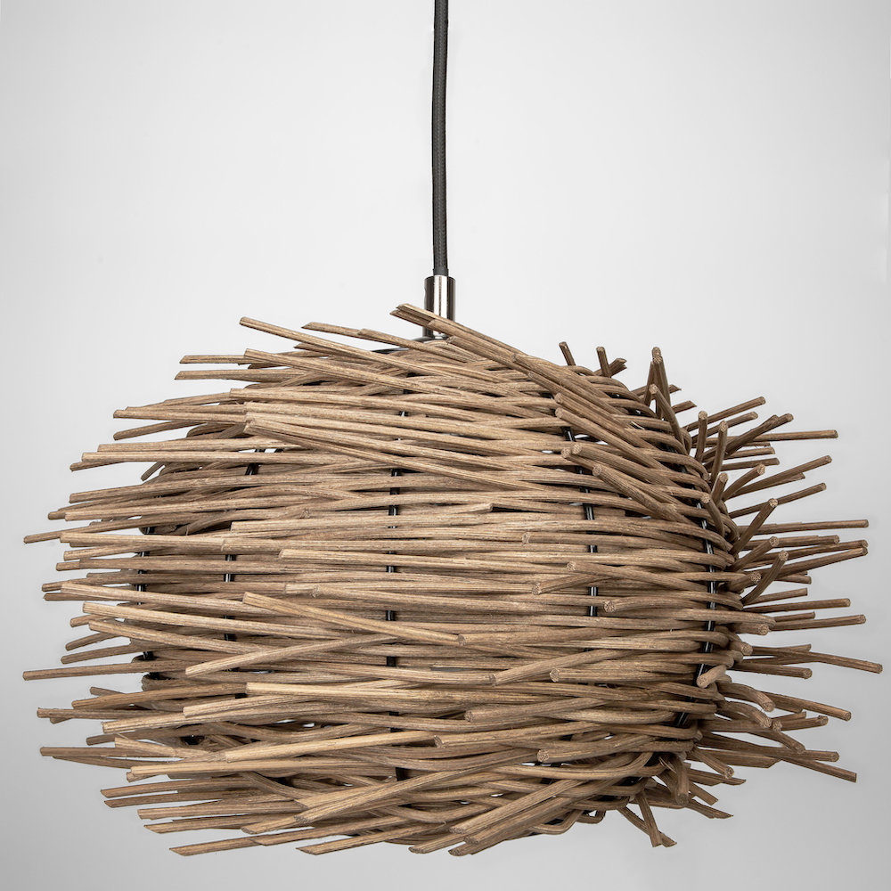 30cm Bamboo/Rattan Novelty Pendant Shade