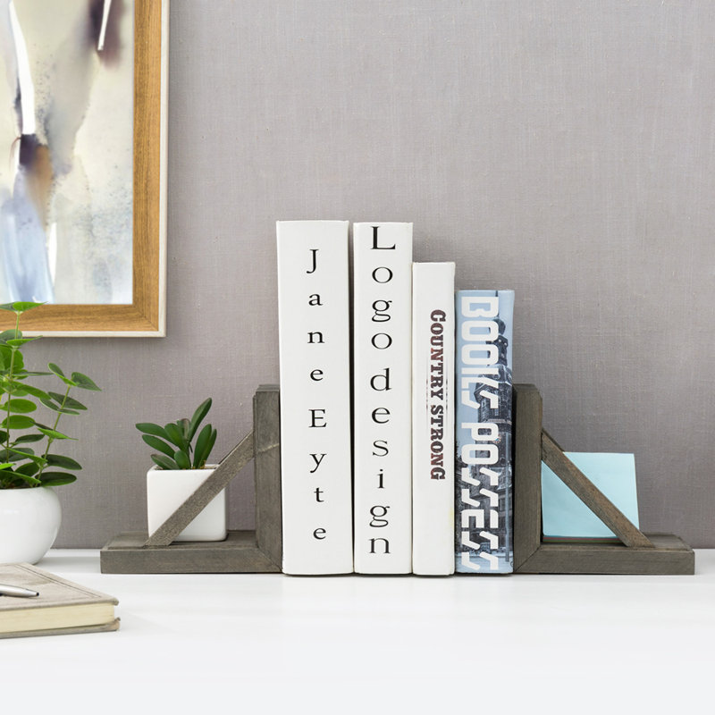 Wood Bookends