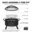 Round Smokeless Fire Pit
