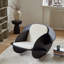 Chaise berçante en bois massif