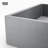 Alhambra Gothic 15" L x 15" W x 5" H Gray Handmade Square Vessel Bathroom Sink