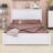 Porchae Bookcase Storage Bed-641061555