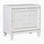 Ensemble de 2 tables de chevet en bois d'ingénierie blanc-1406152012-1406152014