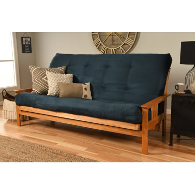 Johnte Queen 86" Futon Frame and Mattress