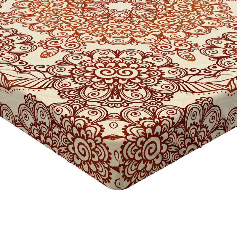 Microfiber Floral Fitted Sheet, Queen Fitted Sheet