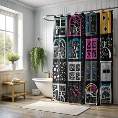 Astral Enigma - Premium Shower Curtain