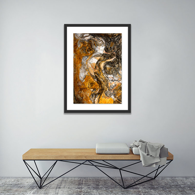 Dali Rocks I Print by Geoffrey Baris, Black, 60" H x 42" W x 2.5" D