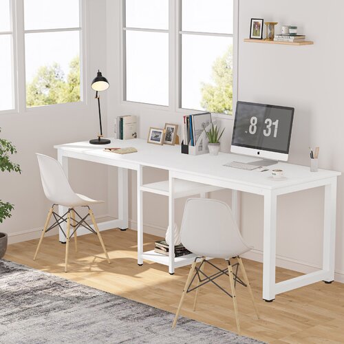 Latitude Run® Glenden 78.74'' Desk & Reviews | Wayfair