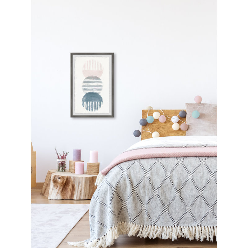 Connected Circles by Marmont Hill - Single Picture Frame Painting, 91 cm H x 61 cm W x 3.81 cm D
