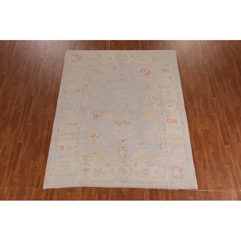 Tapis turc clair Oushak 8 x 10