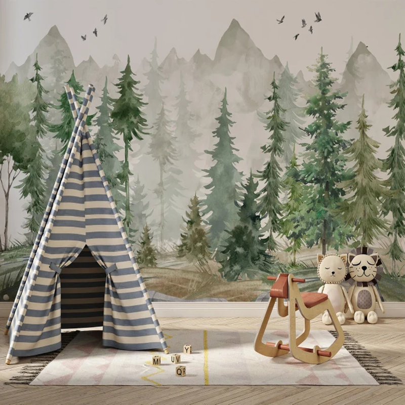 Misty Mountain Forest Adventure, 236" L x 117.96" W