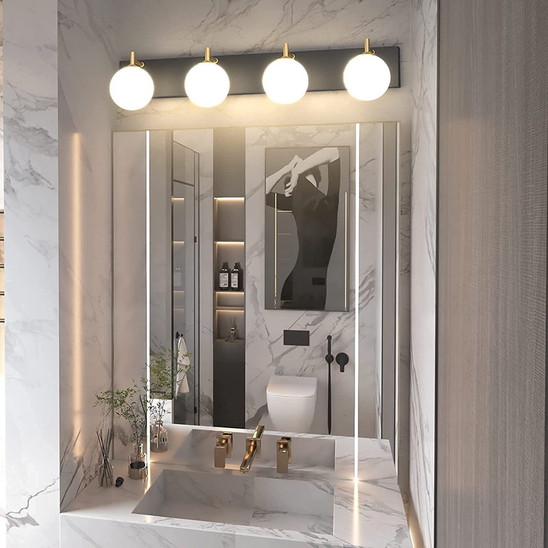 Luminaires de salle de bain Mid-Century, 4