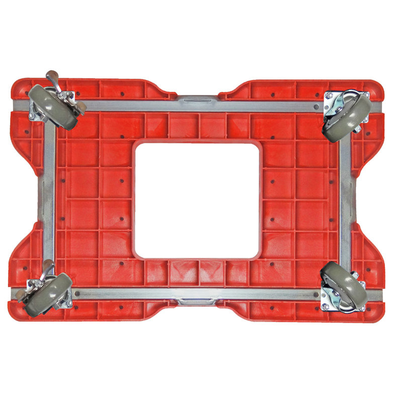 1500 Lb. Capacity Foldable Table Dolly, Red