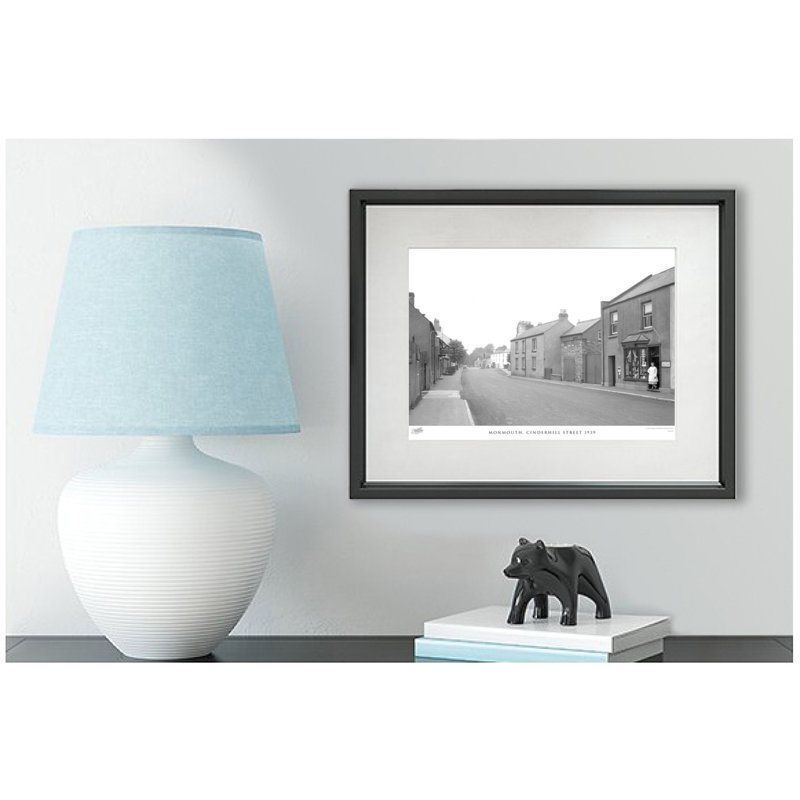 Monmouth, Cinderhill Street 1939 1 Piece Single Picture Frame Wall Art, 40cm H x 50cm W x 2.3cm D