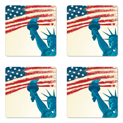 Square 4 Piece Coaster Set