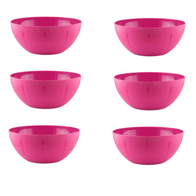 YBM Home Plastic Serve Mixing Bowl for Everyday Meals - Ideal for Cereal, Snacks, Popcorn, Salad, and Fruits, Microwave Safe