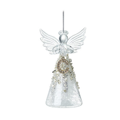 Mcdaniel 9cm Glass Hanging Figurine Ornament