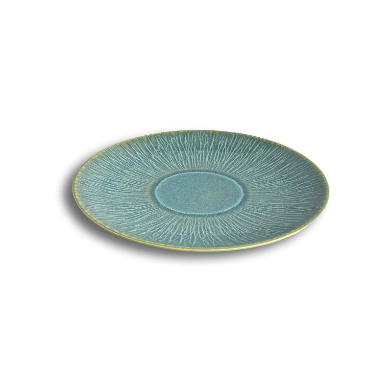 Assiette plate Stillwater, Vert