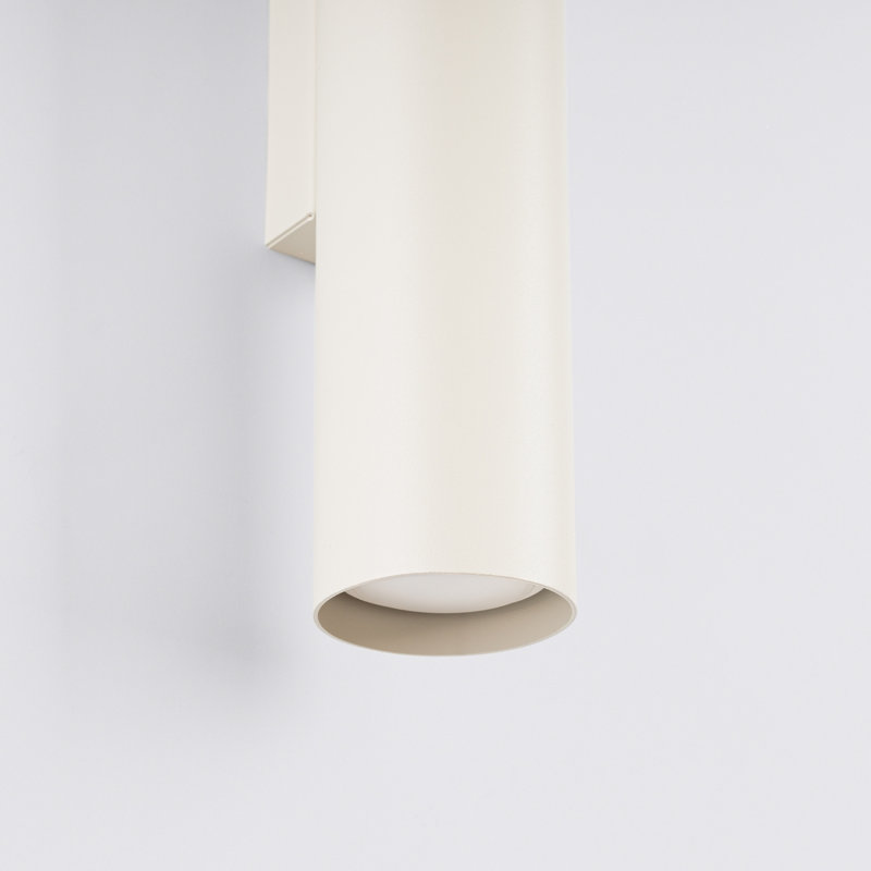 Wall lamp Bergmundur 2 polished gold, 6x8x30 cm, Beige, 2 Lights