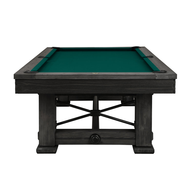Table de billard en ardoise Rio Grande avec installation professionnelle (valeur de 895 $) incluse, Corbeau blanchi