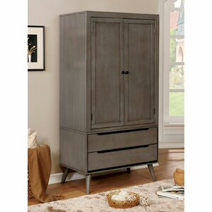 George Oliver Chilhowee Solid + Manufactured Wood Armoire | Wayfair